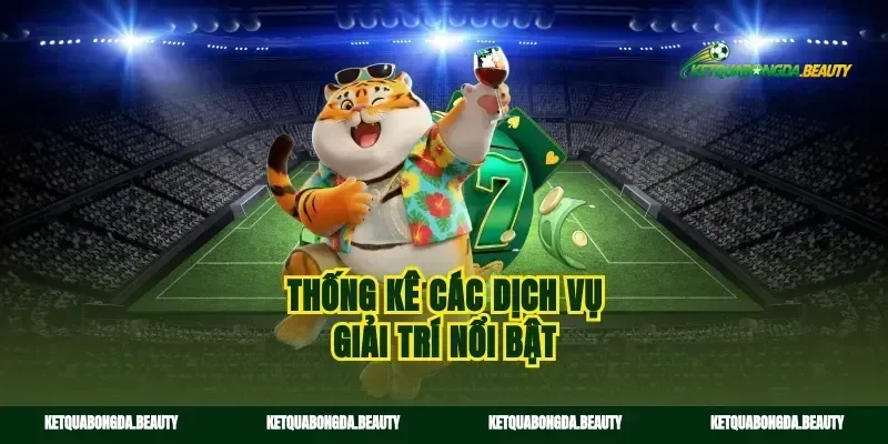 Thống kê các dịch vụ giải trí nổi bật